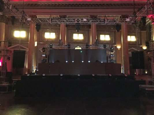 Die-cast Alu P4.81 high refresh rate IP65  slim compact modular design rental LED display for stage
