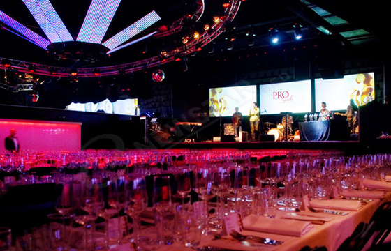 High Resolution P6 Stage Background LED Display Full Color , SMD3528
