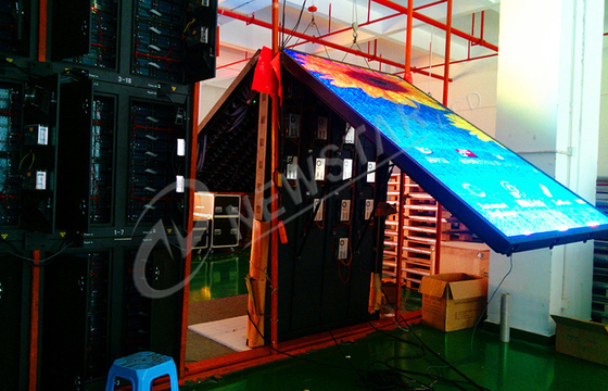Double Sides P12 Outdoor LED Display Screen With Front Service