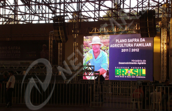 Outdoor P8 Concert Stage Background Led Screen , Die casting Led Display 640mm × 640mm