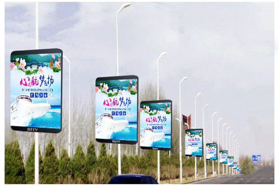 A exposição conduzida 5mm de Polos da lâmpada de rua da estrada, vídeo conduzido seleciona o rádio de Wifi 3g 4g