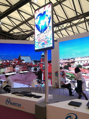Estrada super Polo da exposição de diodo emissor de luz da propaganda exterior do brilho 4.8mm da definição alta