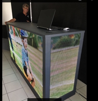 fundição de alumínio alugado interna da exposição de diodo emissor de luz 500X1000mm da fase de 3.91mm