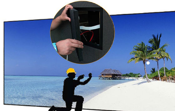 soluções inteligentes personalizadas do tamanho do brilho alto de 6.67mm exposição orientado para o serviço dianteira exterior