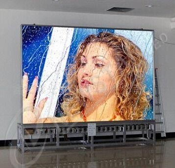 A cortina magro super da exposição de diodo emissor de luz de SMD 3528 HD conduziu a tela para a mostra/aeroporto da fase